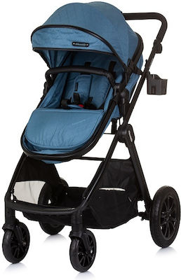 Chipolino Harmony Adjustable 2 in 1 Baby Stroller Suitable for Newborn Blue