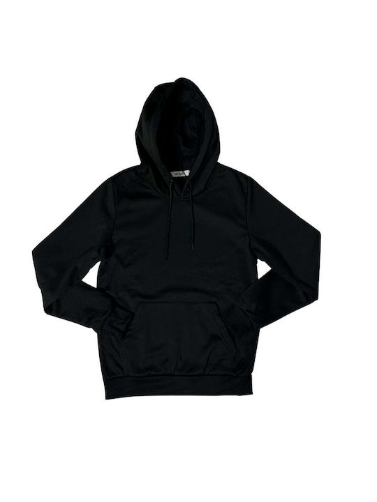 Senior Men's Sweatshirt with Hood and Pockets Gray