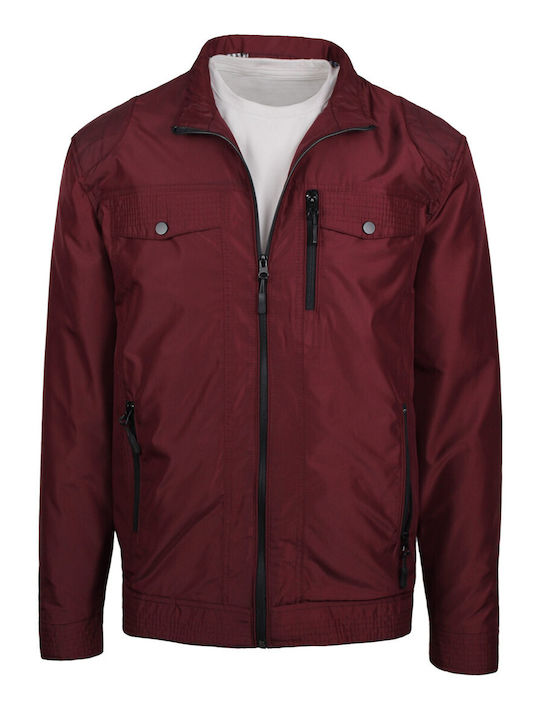 La Pupa Herren Jacke Lässig Bordeaux