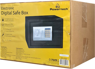 Powertech Safe with Digital Lock L35xW25xH25cm PT-1193