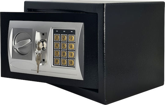 Powertech Tresor mit digitalem Schloss Abmessungen H31xB20xH20cm mit Gewicht 6.5kg PT-1192