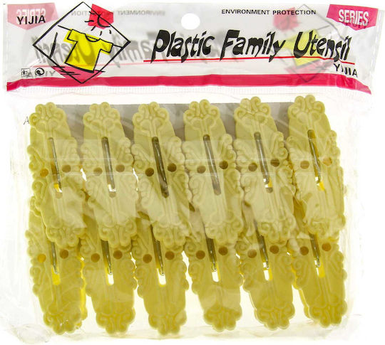 Viosarp Clothespins made of Plastic 12pcs