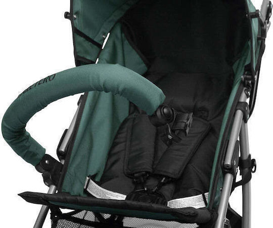 Caretero Alfa Количка с дръжка Подходящо за 6+ Месеца Dark Green 5.3кг