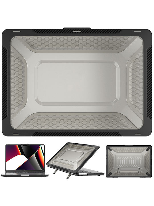 Sonique Icy Guardian Θήκη Laptop 14" Apple Mac Book Pro 14" 2021/2023 Μαύρη