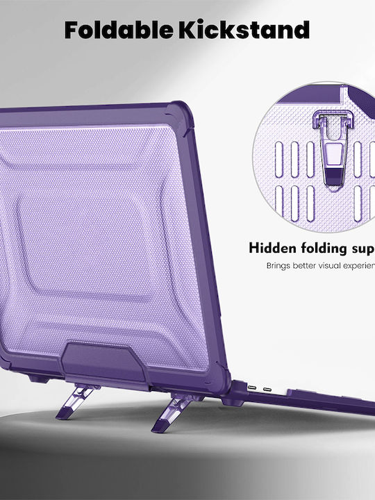 Sonique Icy Laptoptasche Für Laptop 13" Apple MacBook Pro 13'' 2018/2020/2022 In Lila Farbe