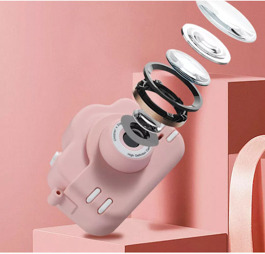 Compact Φωτογραφική Μηχανή 20MP με Οθόνη 2" Θερμικής Εκτύπωσης Ροζ