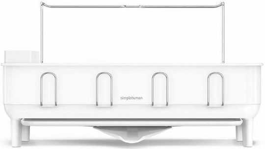 Simplehuman Inox Geschirrabtropfer & Abtropfgitter Grau
