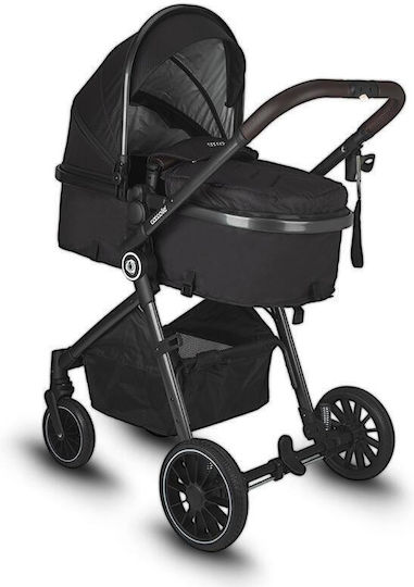 Smart Baby Ago Бебешка количка 3 в 1 Черен