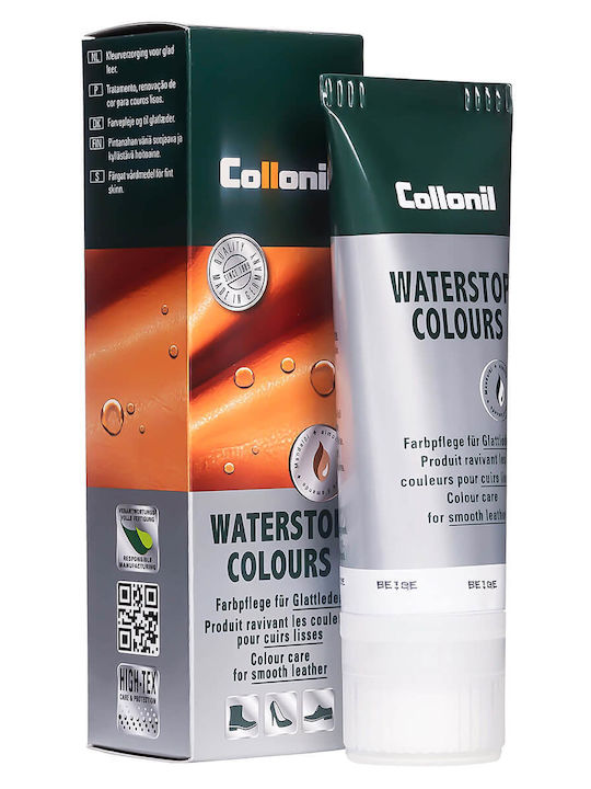 Crema pentru îngrijirea pantofilor Collonil Waterstop Colours 75 ml Bej