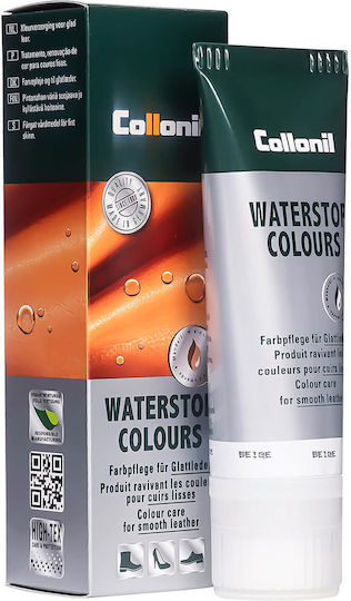 Κρέμα Παπουτσιών Αμυγδαλέλαιο Collonil Waterstop Colours 75 Ml Μπεζ