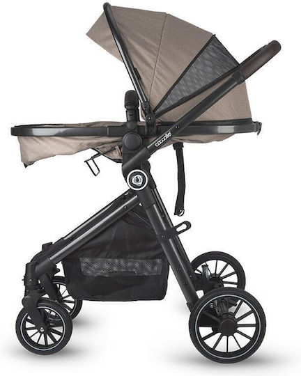 Smart Baby Ago Verstellbar 3 in 1 Baby Kinderwagen Geeignet für Neugeborene Dessert Taupe