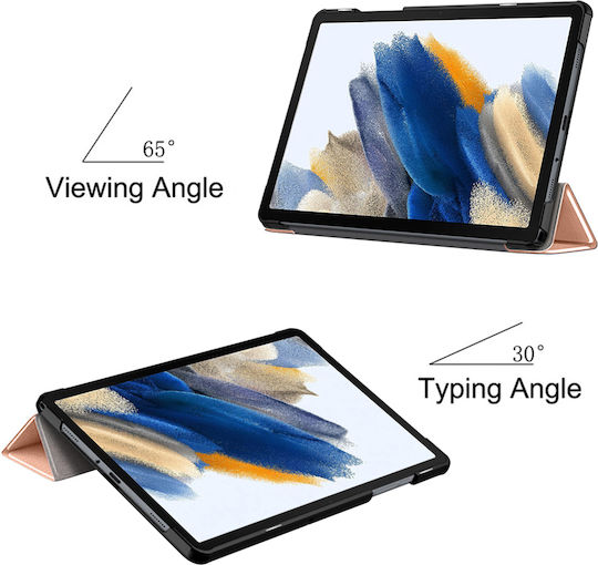 Sonique Флип Капак Издръжлив Розово Златен (Samsung Galaxy Tab A8 10.5)