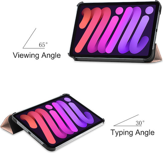 Sonique Flip Cover Ανθεκτική Ροζ Χρυσή (iPad mini 2021 / mini 2024)