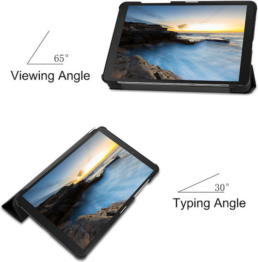 Sonique Flip Cover Dauerhafte Schwarze Samsung Galaxy Tab A 8.0 2019 T290