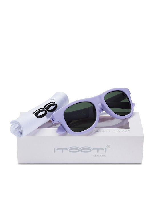 Kids Sunglasses 3-6 Years Classic Itooti Unbreakable Flexible Frame Purple Lilac 100% UV Protection