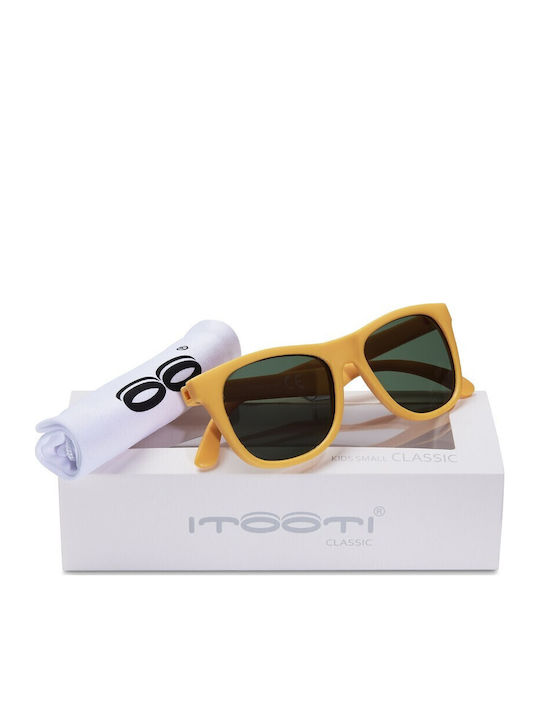 Kids Sunglasses 3-6 Years Classic Itooti Unbreakable Flexible Frame Honey 100% UV Protection
