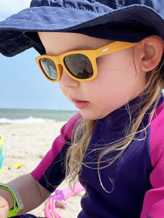 Kids Sunglasses 6-36 Months Classic Itooti Unbreakable Flexible Frame Brown Frame 100% UV Protection