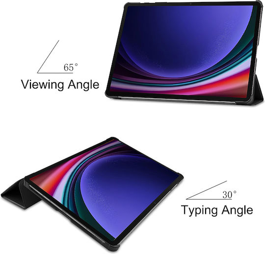 Sonique Flip Cover Ανθεκτική Μαύρη (Galaxy Tab S9+ / Galaxy Tab S10+)