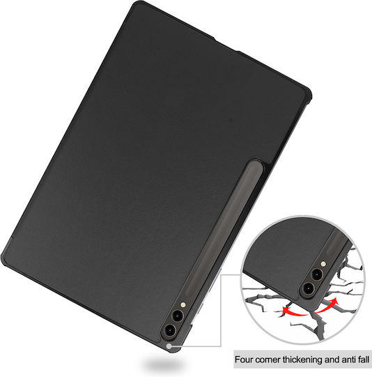 Sonique Flip Cover Ανθεκτική Μαύρη (Galaxy Tab S9+ / Galaxy Tab S10+)
