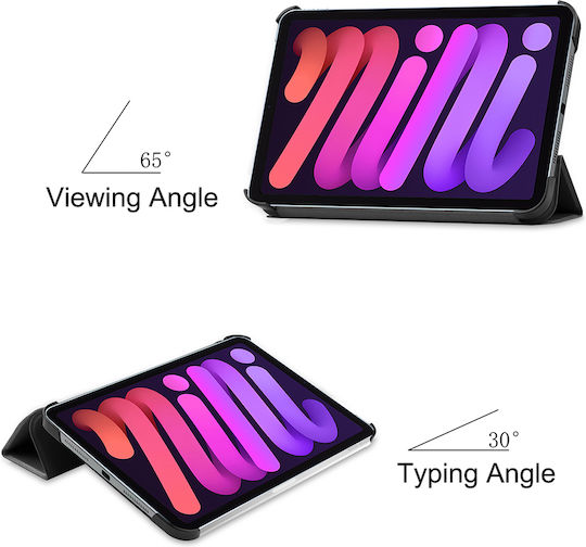 Sonique Флип Капак Издръжлива Черна (iPad mini 2021 / mini 2024 / iPad mini 1,2,3)