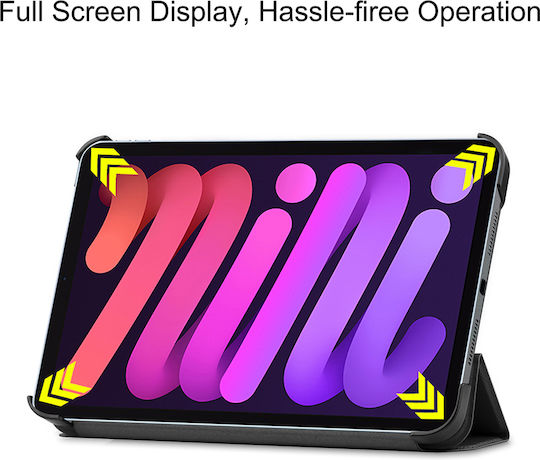 Sonique Флип Капак Издръжлива Черна (iPad mini 2021 / mini 2024 / iPad mini 1,2,3)