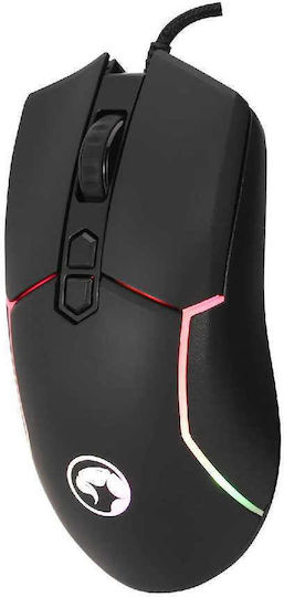 Marvo M655 RGB Gaming Ποντίκι 12000 DPI Μαύρο