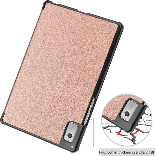 Sonique Flip Cover Dauerhafte Rose Gold für Lenovo Tab M9 9