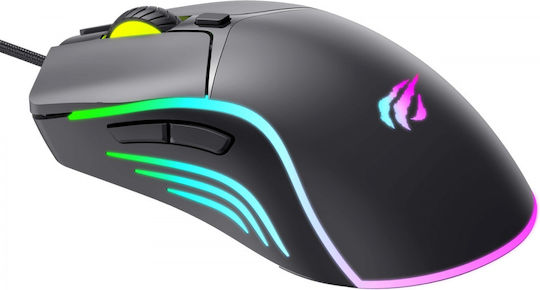 Havit MS1029 RGB Gaming Ποντίκι 7200 DPI Μαύρο