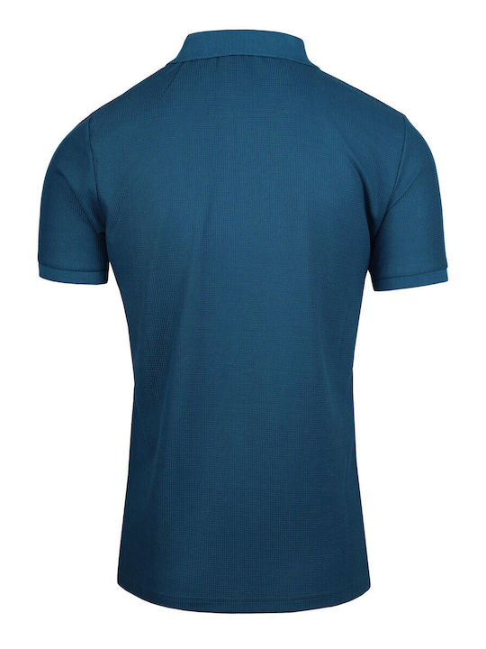 Simenti Herren Kurzarmshirt Polo Petrol Blau