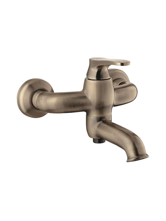 Omnires Mischpult, Mundstück und Telefonapparat Einbau für Dusche Bronze 5908223785764