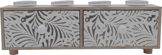 Uncle George Decorative Space made of Wooden 35x8x11cm 1pcs