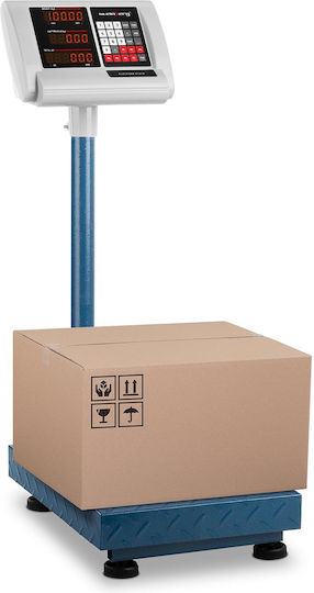 Steinberg Systems Elektronisch Balkenwaage mit Säule mit einer Wiegekapazität von 100kg und einer Unterteilung von 10gr