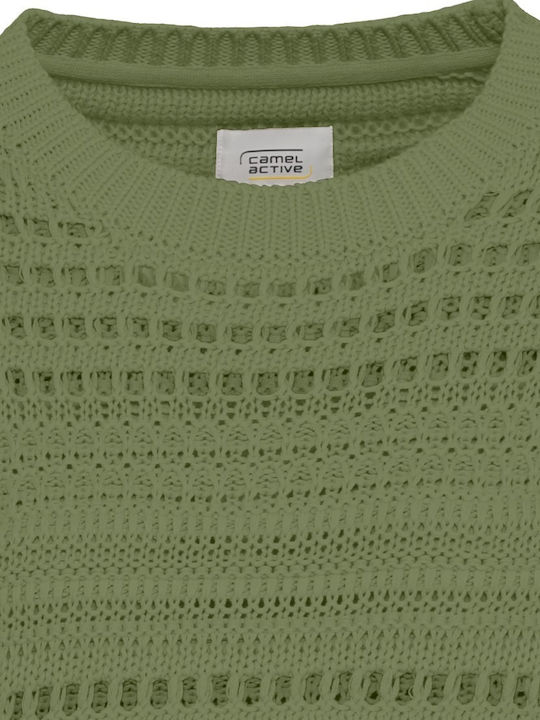 Camel Active Women's Sweater Cotton Green