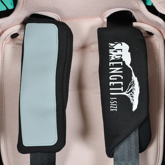 Moni Serengeti Детско Столче за Кола i-Размер с Isofix Gently Pink 0-36 кг