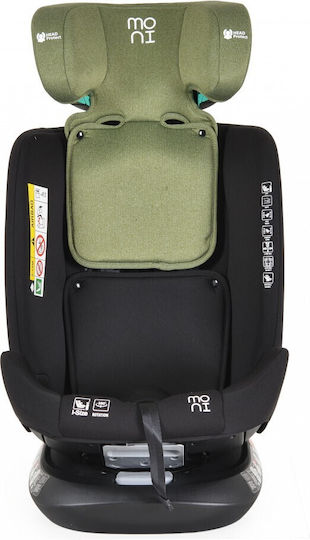 Moni Serengeti Baby Car Seat i-Size with Isofix Sky Green 0-36 kg