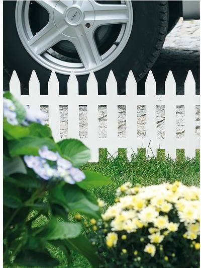 Artool Grile Din Plastic Pentru Garduri Alb 35cm x 3.2m 7 Bucăți