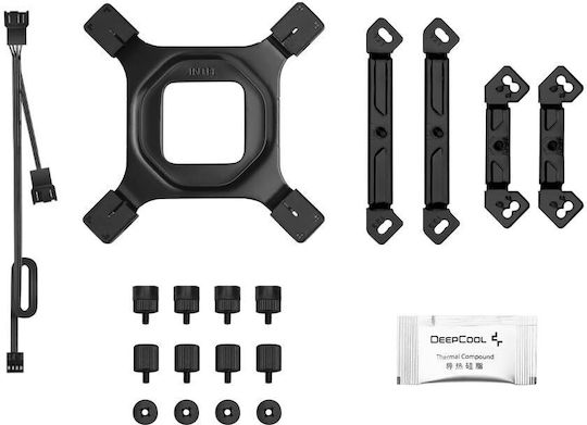 Deepcool AK620 Zero Dark Black CPU Cooler Dual Fan for Socket AM5 1200 1700