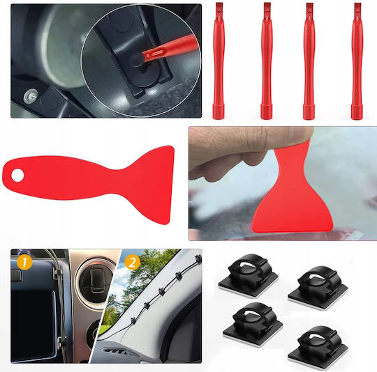 Unelte Pentru Demontarea Radiourilor și Clipuri Din Plastic Pentru Tapițeria Auto