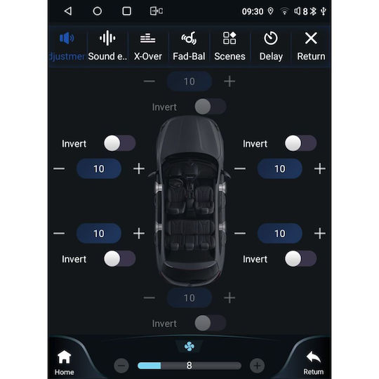 Lenovo Car Audio System for Ford Fiesta 2008-2017 (Bluetooth/USB/WiFi/GPS/Apple-Carplay/Android-Auto) with Touch Screen 9.7"