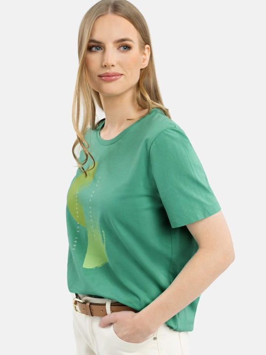 Volcano Damen T-shirt Green