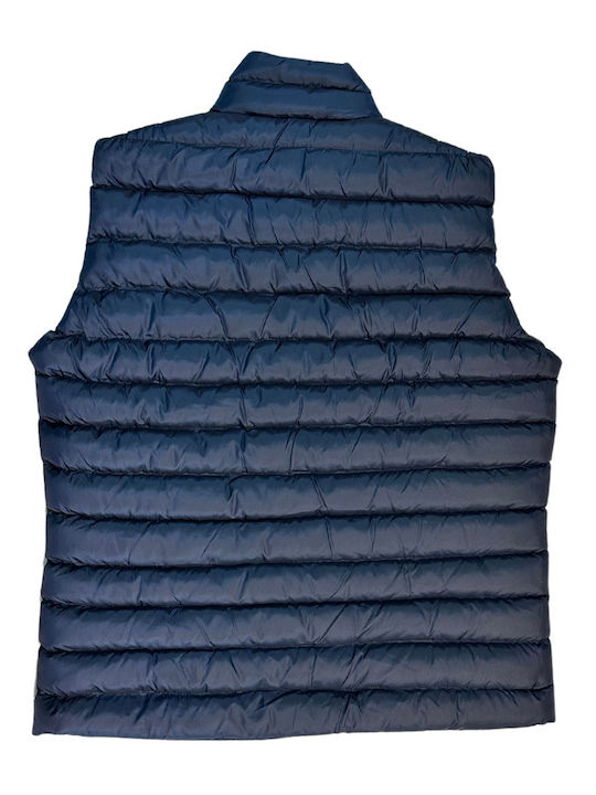 Al Franco Men's Sleeveless Jacket Blue