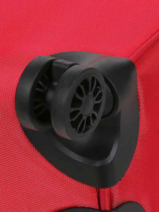 Medium Suitcase 66x44x29 Airtex Waterproof Red Fabric 4 Wheels Unbreakable Zipper 290nul22 29022-06