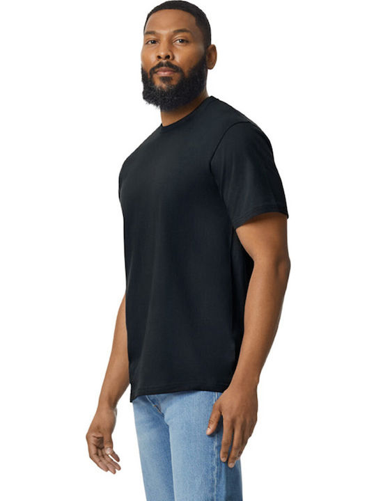 Gildan Ανδρικό Διαφημιστικό T-shirt Κοντομάνικο Pitch Black