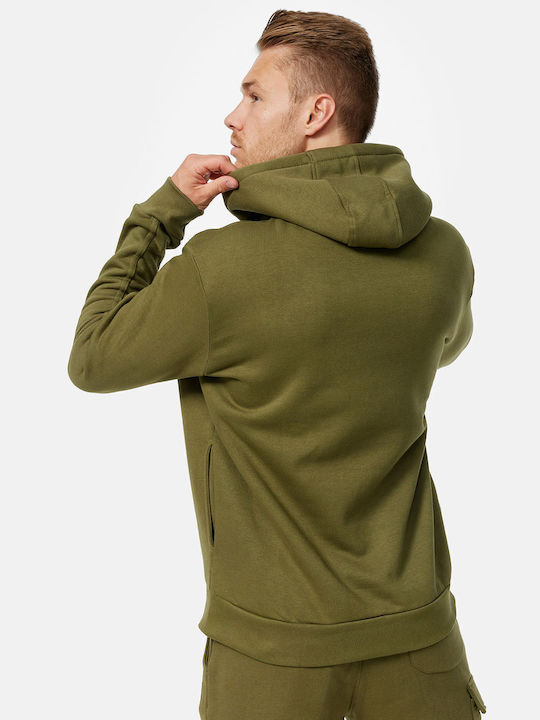 Lonsdale Men's Sweatshirt with Hood Olive/Black