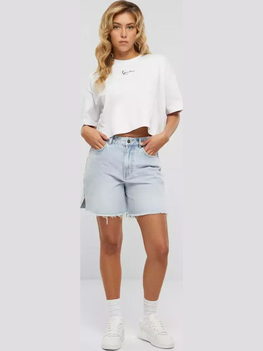 Women's Blouse Cotton Short Sleeve White