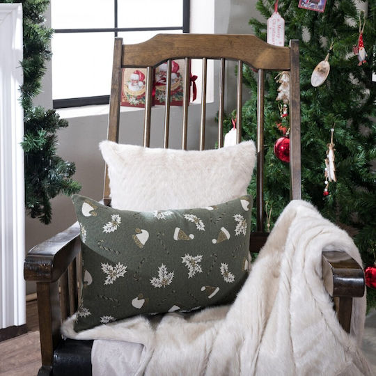 Teoran Christmas Decorative Square Pillowcase 65x65cm