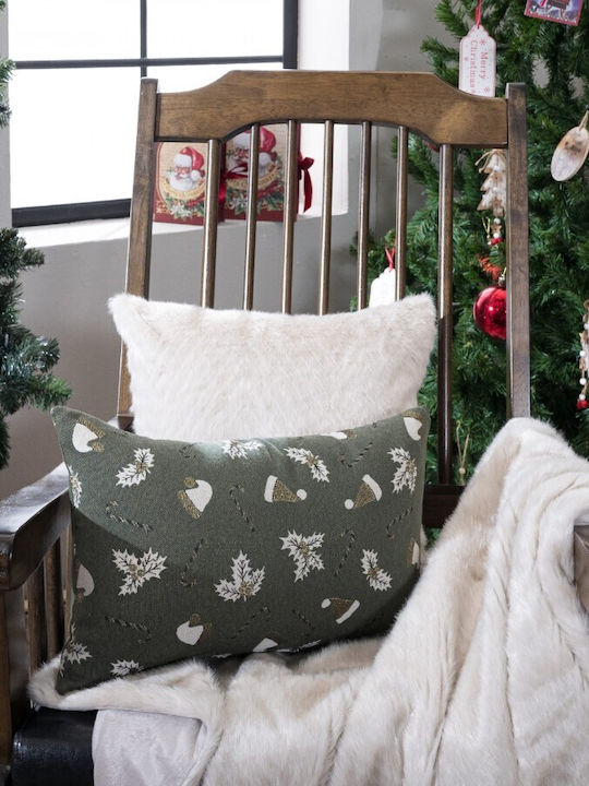 Teoran Christmas Decorative Square Pillowcase 45x45cm