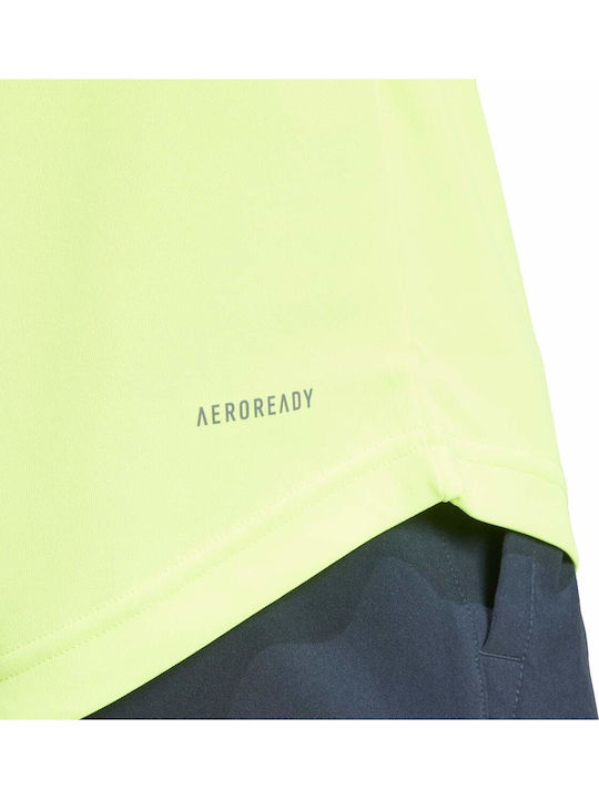 adidas 3 Streifen IS8110 Männliche Tennisbekleidung Gelbe