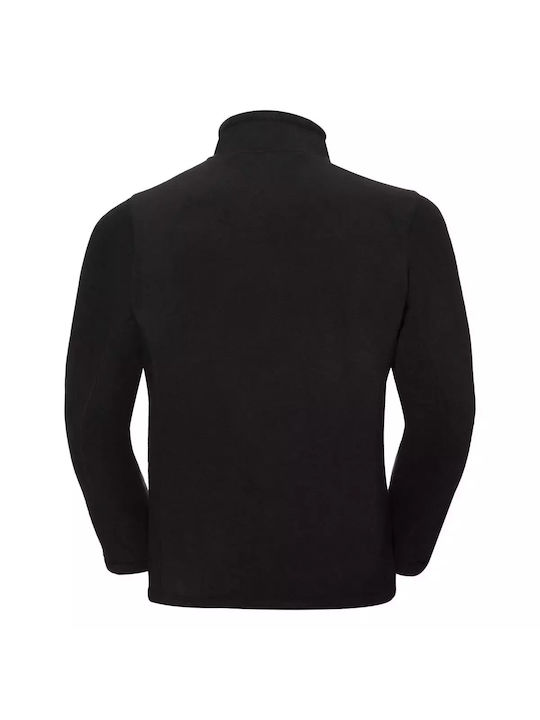 Russell Athletic Jachetă Fleece pentru Bărbați cu Fermoar Black