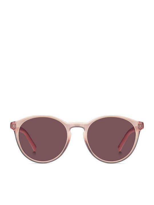 Tommy Hilfiger Unisex Sonnenbrille mit Rosa Kunststoff Gestell und Rosa Linse TH2121/S 733/U1